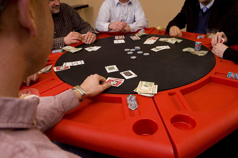 Hi Res Shots of the Lucky 7 Poker Table by Granger Plastics