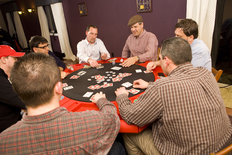 Hi Res Shots of the Lucky 7 Poker Table by Granger Plastics