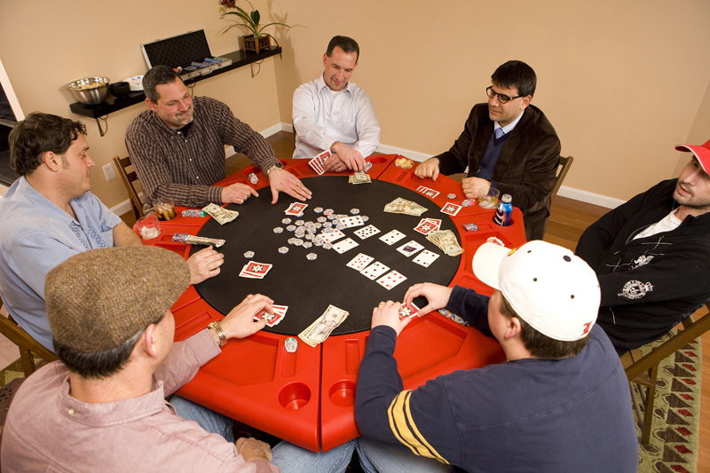 Hi Res Shots of the Lucky 7 Poker Table by Granger Plastics