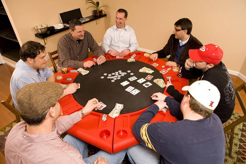 Hi Res Shots of the Lucky 7 Poker Table by Granger Plastics