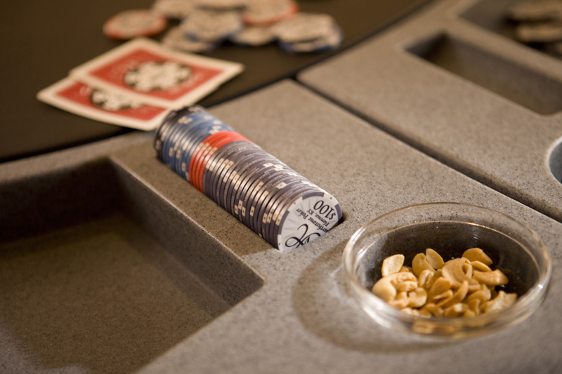 Hi Res Shots of the Lucky 7 Poker Table by Granger Plastics