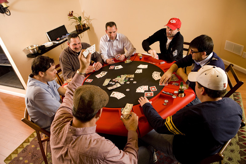 Hi Res Shots of the Lucky 7 Poker Table by Granger Plastics