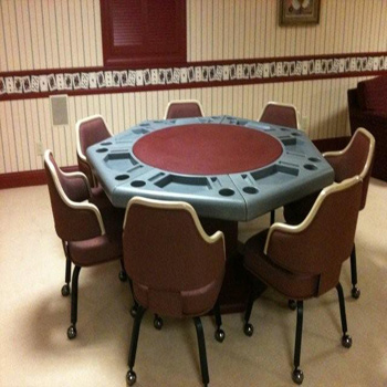 7 Sided Poker Table, Seven Sided Poker Table, Plastic Poker Table, Granger Poker Table, 7 Sided Game Table, Rotational Molding Poker Table, Rotationally Molded Poker Table